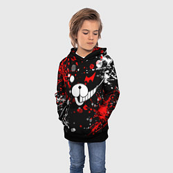 Толстовка-худи детская MONOKUMA, цвет: 3D-черный — фото 2