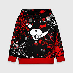 Толстовка-худи детская MONOKUMA, цвет: 3D-красный