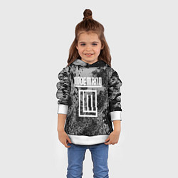 Толстовка-худи детская LINDEMANN, цвет: 3D-белый — фото 2