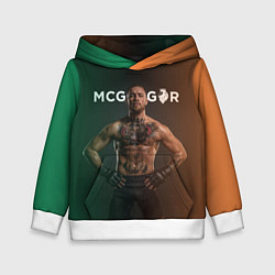 Толстовка-худи детская Conor McGregor, цвет: 3D-белый