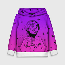 Толстовка-худи детская LIL PEEP, цвет: 3D-белый