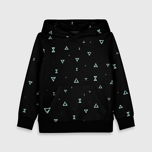 Детская толстовка Witchersigns / 3D-Черный – фото 1