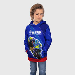 Толстовка-худи детская Valentino Rossi, цвет: 3D-красный — фото 2