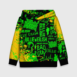 Толстовка-худи детская BILLIE EILISH, цвет: 3D-черный