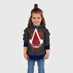 Толстовка-худи детская Assassin’s Creed, цвет: 3D-синий — фото 2