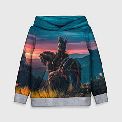 Толстовка-худи детская The Witcher, цвет: 3D-меланж