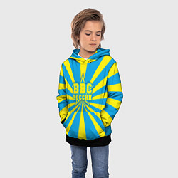 Толстовка-худи детская ВВС России, цвет: 3D-черный — фото 2