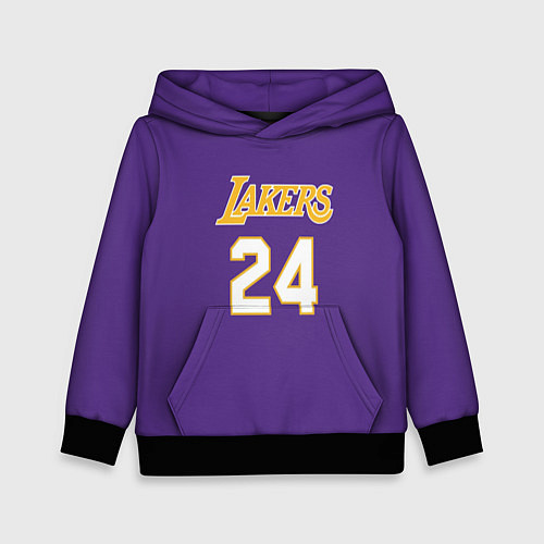 Детская толстовка Los Angeles Lakers Kobe Brya / 3D-Черный – фото 1