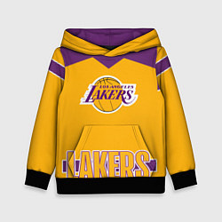 Толстовка-худи детская Los Angeles Lakers, цвет: 3D-черный