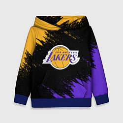 Толстовка-худи детская LA LAKERS, цвет: 3D-синий