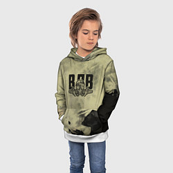 Толстовка-худи детская ВДВ, цвет: 3D-белый — фото 2