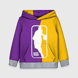 Толстовка-худи детская NBA Kobe Bryant, цвет: 3D-меланж