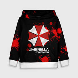 Толстовка-худи детская UMBRELLA CORP, цвет: 3D-белый