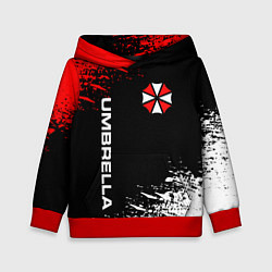 Толстовка-худи детская UMBRELLA CORPORATION, цвет: 3D-красный