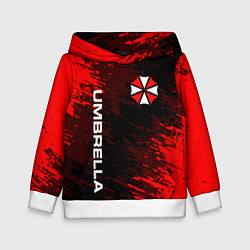 Толстовка-худи детская UMBRELLA CORPORATION, цвет: 3D-белый