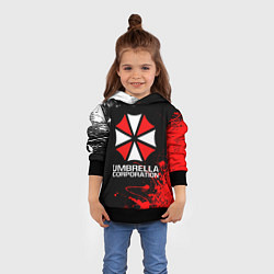 Толстовка-худи детская UMBRELLA CORPORATION, цвет: 3D-черный — фото 2