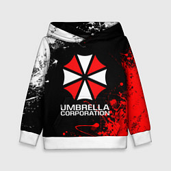 Толстовка-худи детская UMBRELLA CORPORATION, цвет: 3D-белый