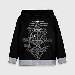 Толстовка-худи детская EVa-updown, цвет: 3D-меланж