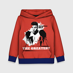 Толстовка-худи детская The Greatest, цвет: 3D-синий