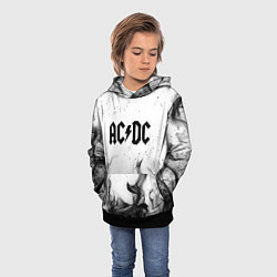 Толстовка-худи детская ACDC, цвет: 3D-черный — фото 2