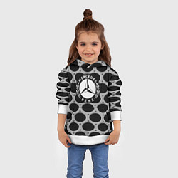 Толстовка-худи детская MERCEDES-BENZ, цвет: 3D-белый — фото 2