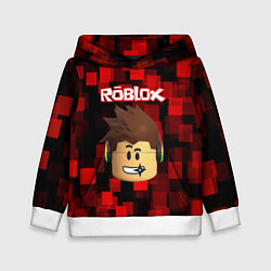 Толстовка-худи детская ROBLOX, цвет: 3D-белый