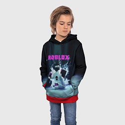 Толстовка-худи детская ROBLOX, цвет: 3D-красный — фото 2