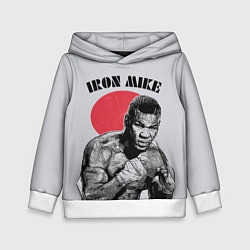 Толстовка-худи детская Iron Mike, цвет: 3D-белый