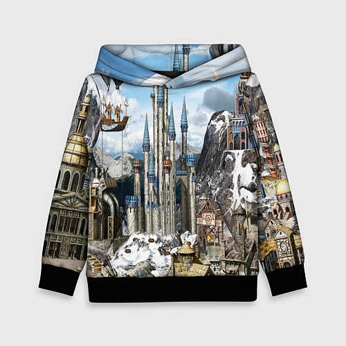 Детская толстовка HEROES / 3D-Черный – фото 1