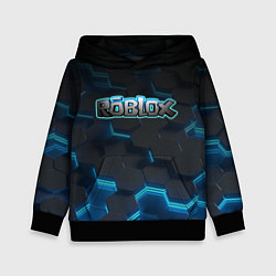 Толстовка-худи детская Roblox Neon Hex, цвет: 3D-черный