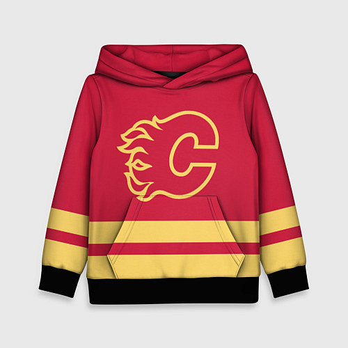 Детская толстовка Калгари Флэймз / 3D-Черный – фото 1