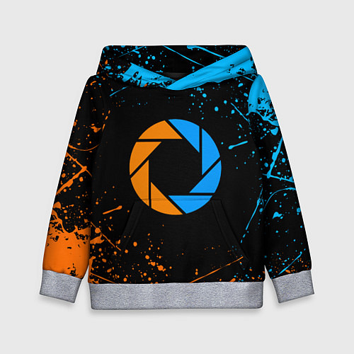 Детская толстовка PORTAL / 3D-Меланж – фото 1