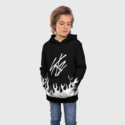 Толстовка-худи детская Stray Kids, цвет: 3D-черный — фото 2
