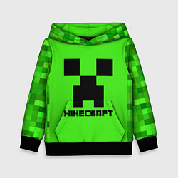 Толстовка-худи детская MINECRAFT, цвет: 3D-черный