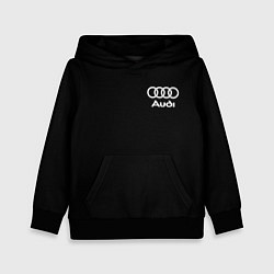 Толстовка-худи детская Audi, цвет: 3D-черный