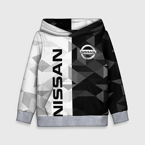 Детская толстовка NISSAN / 3D-Меланж – фото 1