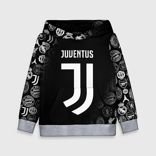 Детская толстовка JUVENTUS / 3D-Меланж – фото 1