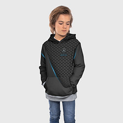 Толстовка-худи детская Mercedes-AMG, цвет: 3D-меланж — фото 2