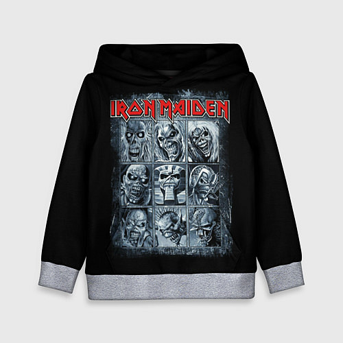 Детская толстовка Iron Maiden / 3D-Меланж – фото 1