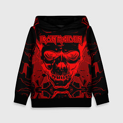 Толстовка-худи детская Iron Maiden, цвет: 3D-черный