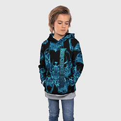 Толстовка-худи детская Iron Maiden, цвет: 3D-меланж — фото 2
