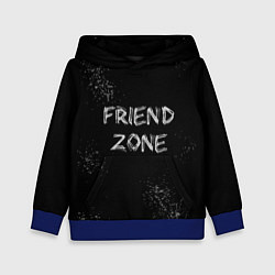 Толстовка-худи детская FRIEND ZONE, цвет: 3D-синий