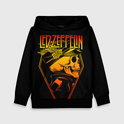 Толстовка-худи детская Led Zeppelin, цвет: 3D-черный