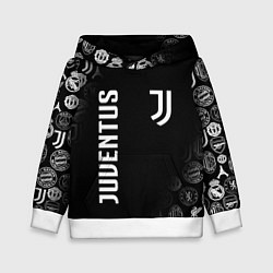 Толстовка-худи детская JUVENTUS, цвет: 3D-белый