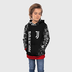 Толстовка-худи детская JUVENTUS, цвет: 3D-красный — фото 2