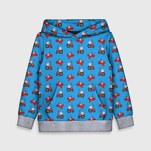 Детская толстовка Поросенок Пётр / 3D-Меланж – фото 1