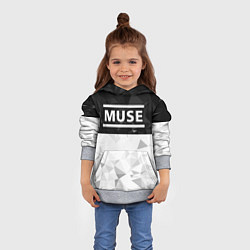 Толстовка-худи детская Muse, цвет: 3D-меланж — фото 2