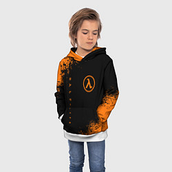 Толстовка-худи детская HALF-LIFE, цвет: 3D-белый — фото 2