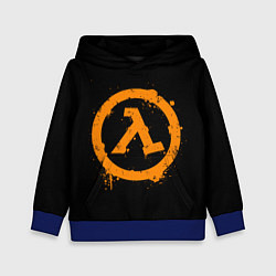 Толстовка-худи детская HALF-LIFE, цвет: 3D-синий