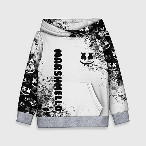 Детская толстовка Marshmello / 3D-Меланж – фото 1